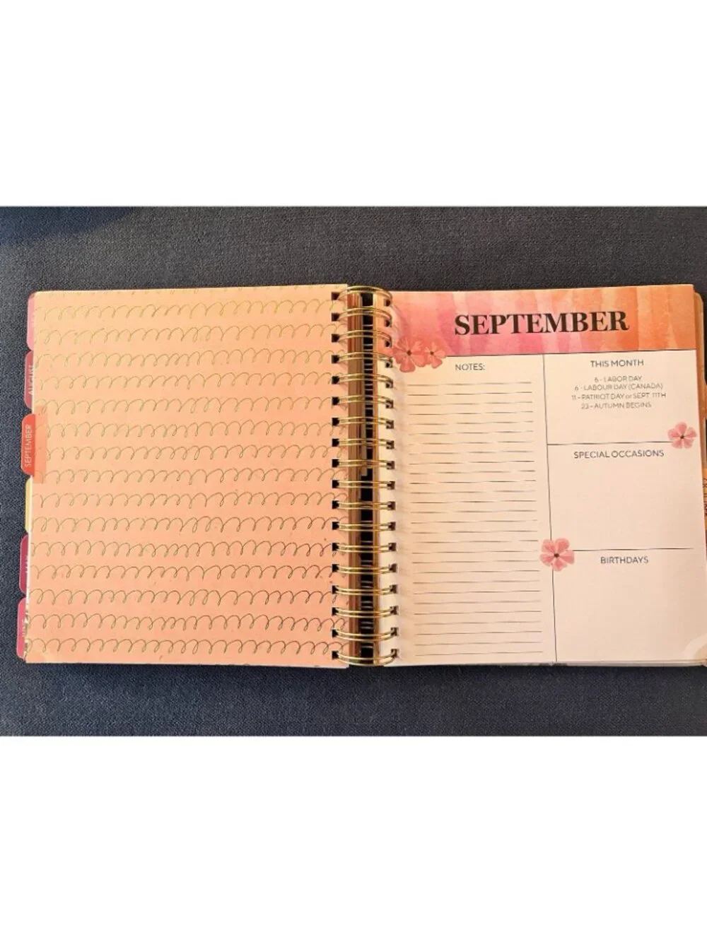 17 Month 2026-2027 Planner Scripture Weekly Planning  Rose Flower Proverbs 16:3